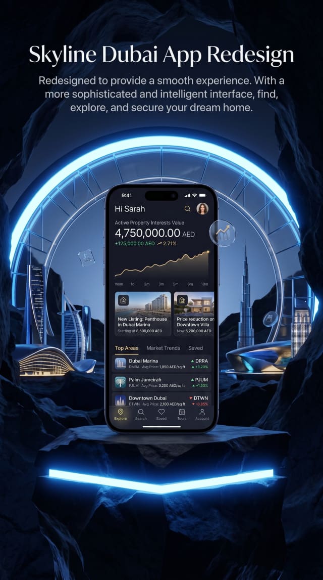 Skyline Dubai App Redesign