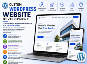 Custom WordPress Website Development - Service Image