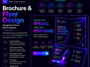 Brochure & Flyer Design - Service Image