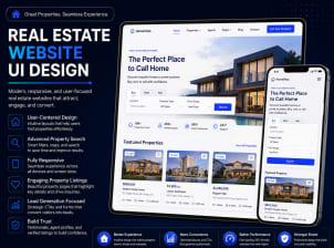 Real Estate Website UI Design - Service Image