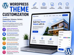 WordPress Theme Customization - Service Image