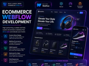 Ecommerce Webflow Development - Service Image