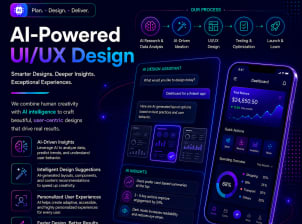 AI-Powered UI/UX Design - Service Image