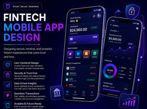 Fintech Mobile App Design - Service Image