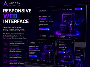 Responsive Web Interface - Service Image