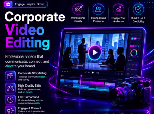 Corporate Video Editing - Service Image