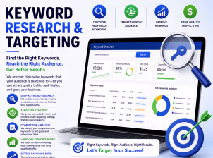 Keyword Research & Targeting - Service Image