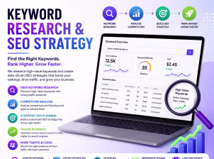 Keyword Research & SEO Strategy - Service Image