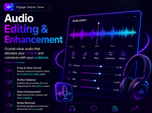 Audio Editing & Enhancement - Service Image