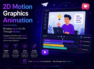 2D Motion Graphics Animation - Service Image