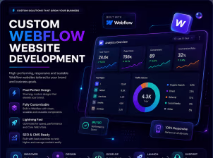 Custom Webflow Website Development - Service Image