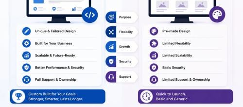 Custom Website Development vs Template Websites: Which is Better ?