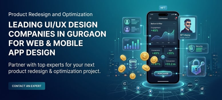 Leading UI/UX Design Companies in Gurgaon for Web & Mobile App Design 