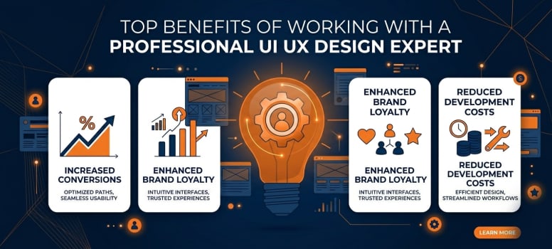 Top Benefits of Working with a Professional UI UX Design Expert