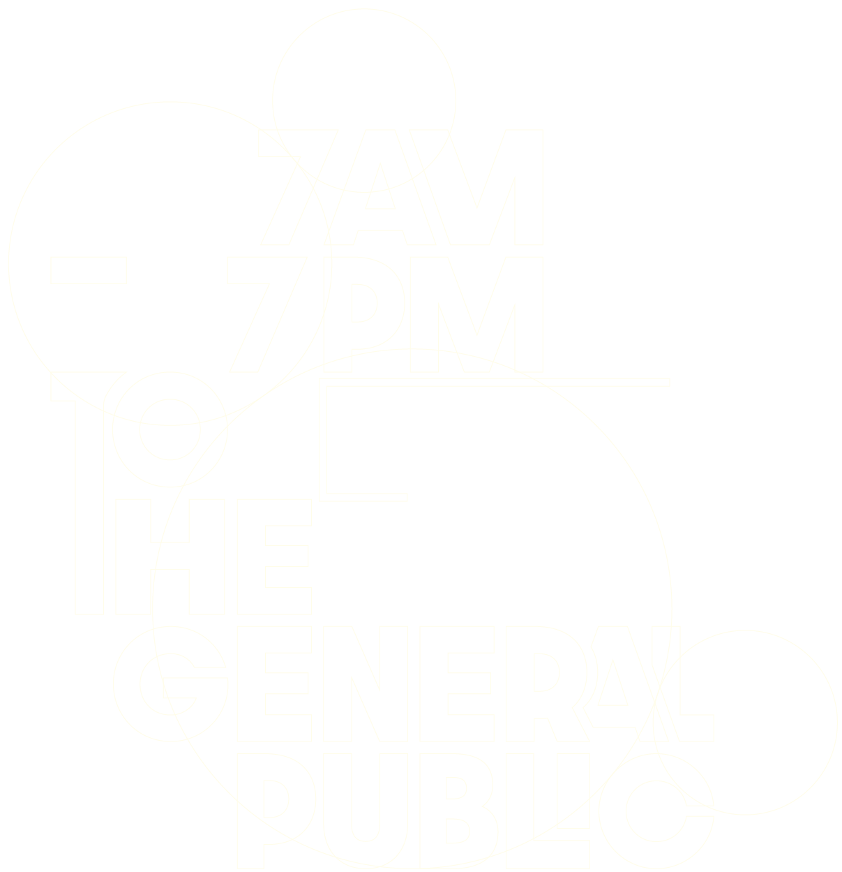 Final sign design — wireframe