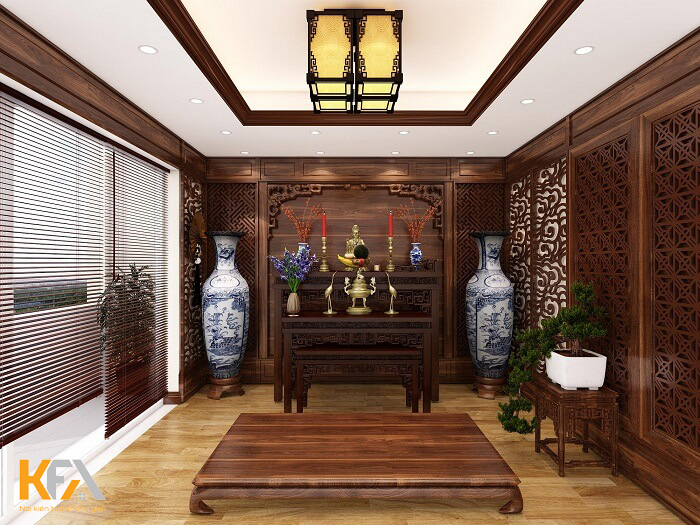 Những điều cần biết về vách ngăn phòng thờ gỗ MDF