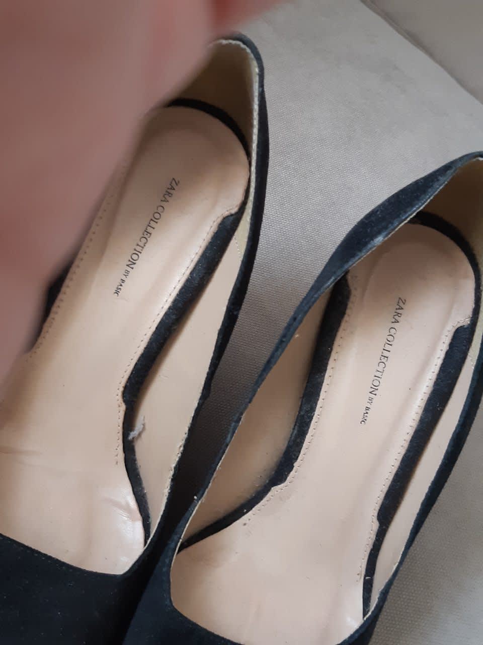 Escarpin noir zara, Zara, Noir, taille 39, Très bon état — occasion à Bir el-Djir (photo 4)