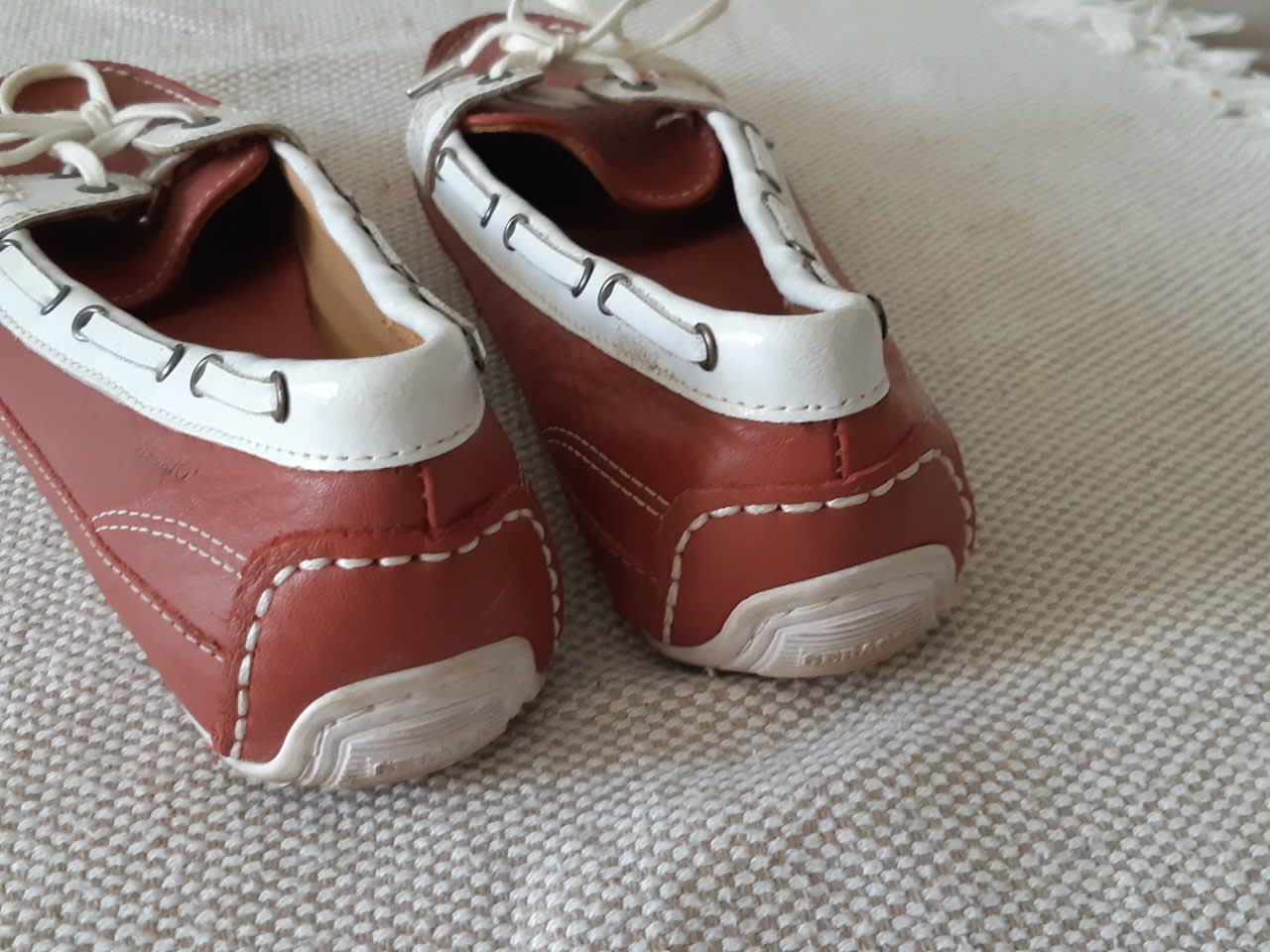 chaussures bateau / mocassins nautiques de,collection Artisan de Sebago, Sebago, Blanc, taille 39, Très bon état — occasion à Bir el-Djir (photo 2)