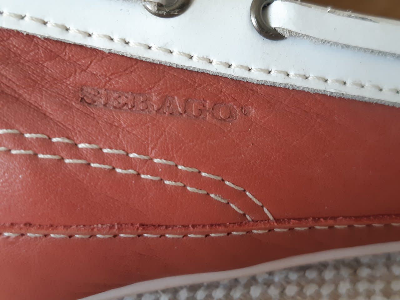 chaussures bateau / mocassins nautiques de,collection Artisan de Sebago, Sebago, Blanc, taille 39, Très bon état — occasion à Bir el-Djir (photo 4)