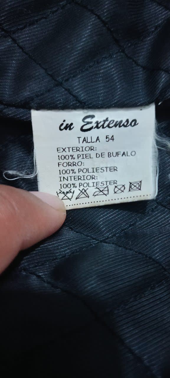 Veste en cuir de buffle véritable, In Extenso, Beige, taille XXL, Très bon état — occasion à Alger Centre (photo 5)
