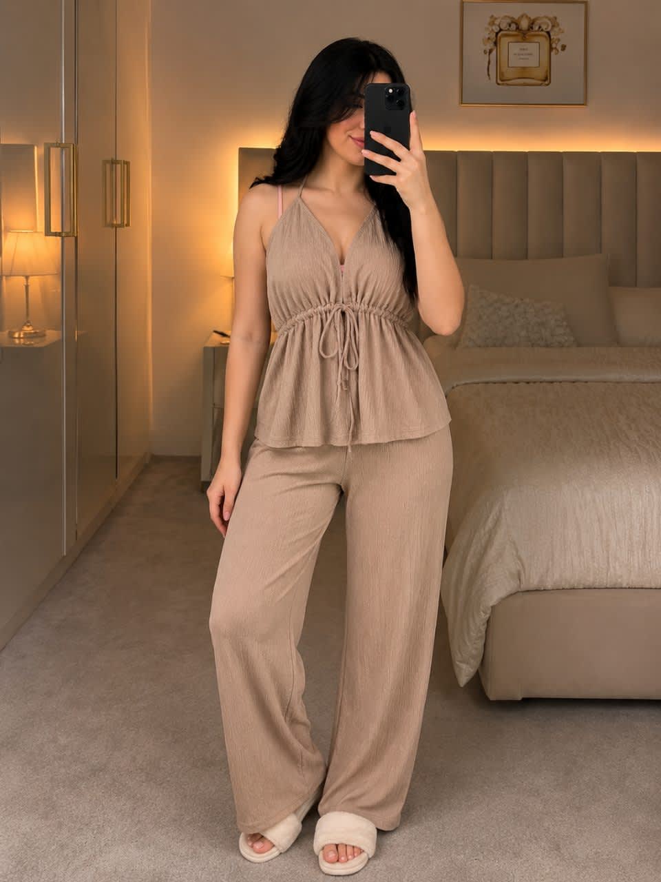 Ensemble, Rose noire marron, taille L, Très bon état — occasion à Tipaza (photo 4)