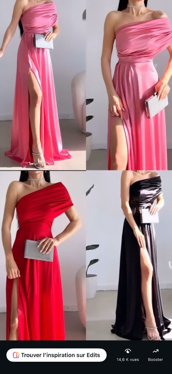 Robe soirée, Rouge, taille XL, Neuf avec étiquette — occasion à Bordj El Kiffan