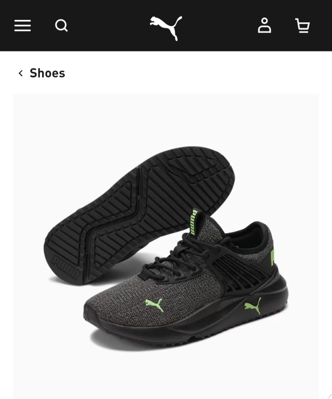 Baskets Puma homme, Puma, Noir, taille 42, Neuf avec étiquette — occasion à Akbou