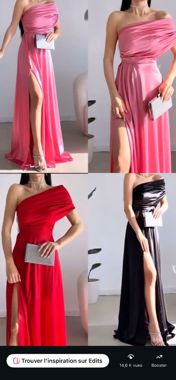 Robe soirée, Rouge, taille XL, Neuf avec étiquette — occasion à Bordj El Kiffan