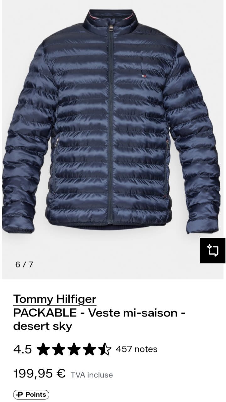 Veste Tommy Hilfiger homme., Noir, taille M, Neuf avec étiquette — occasion à Akbou