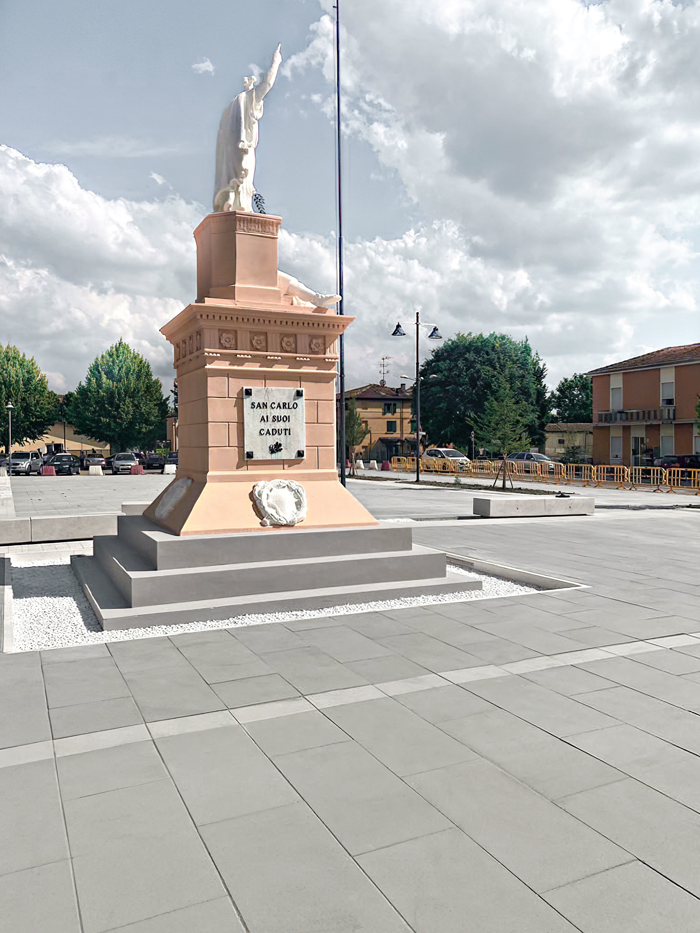 Piazza Augusto Pola a San Carlo, Ferrara