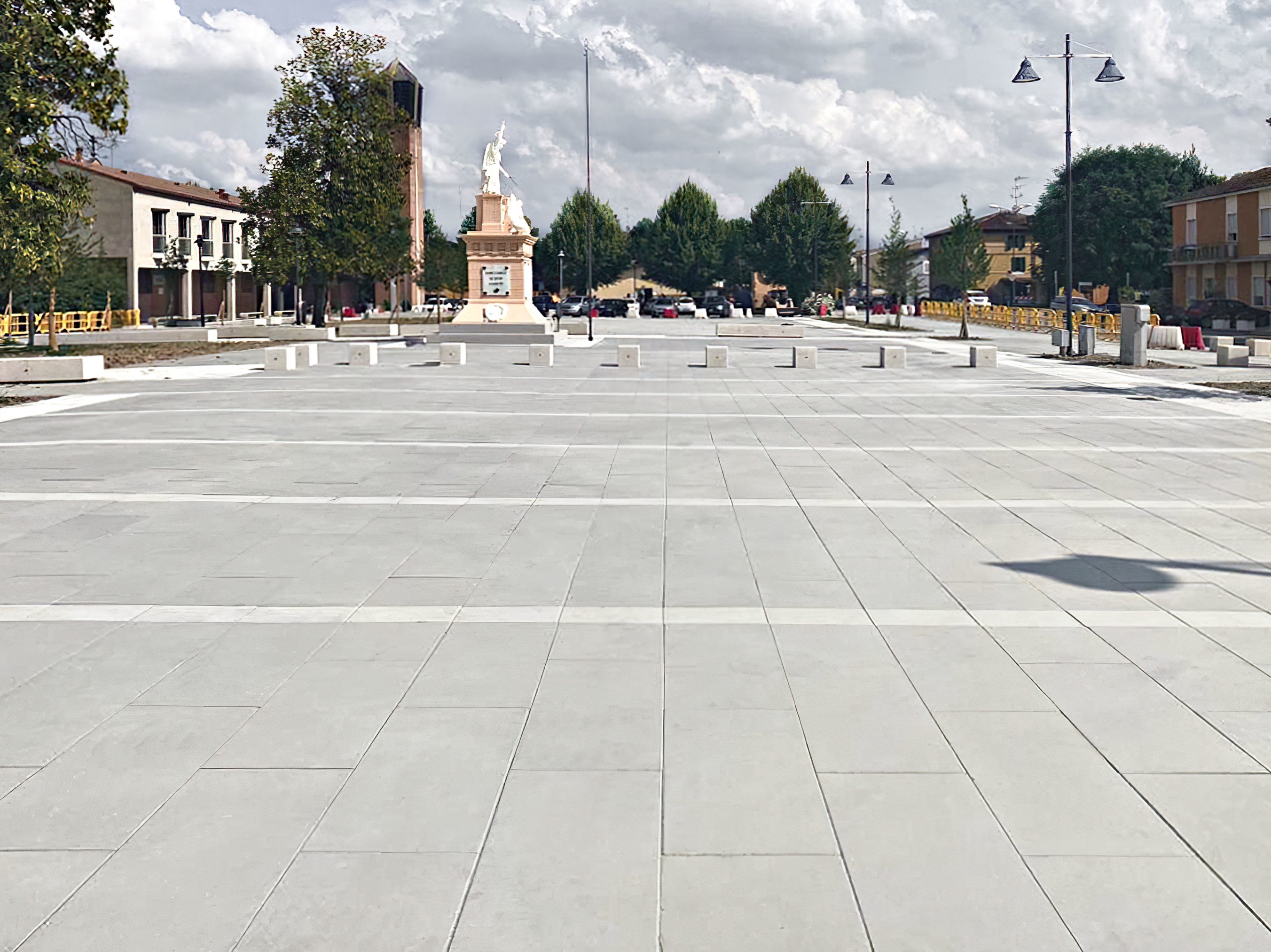 Piazza Augusto Pola a San Carlo, Ferrara