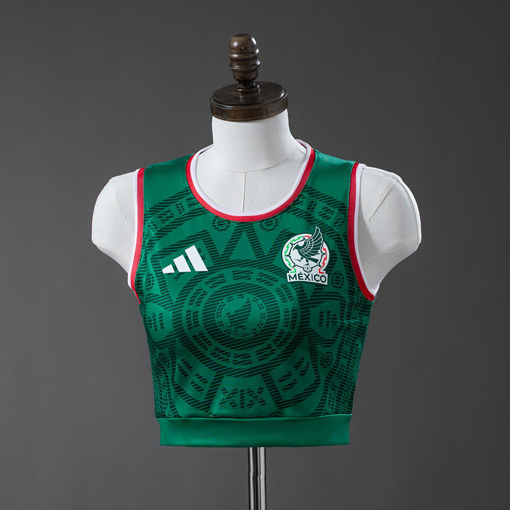Top México Titular Feminino | Copa 2026