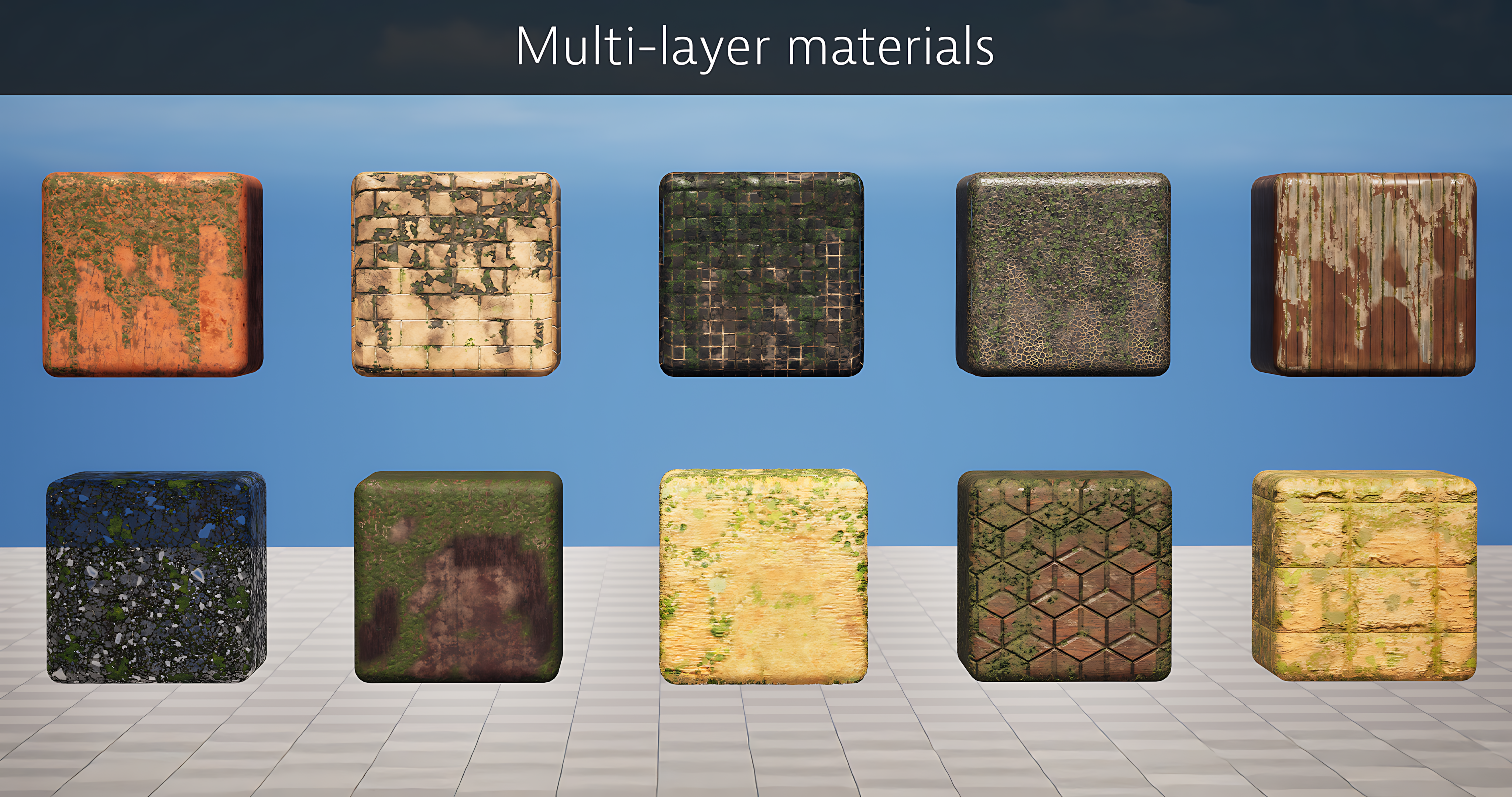 Multi Layer Material Showcase