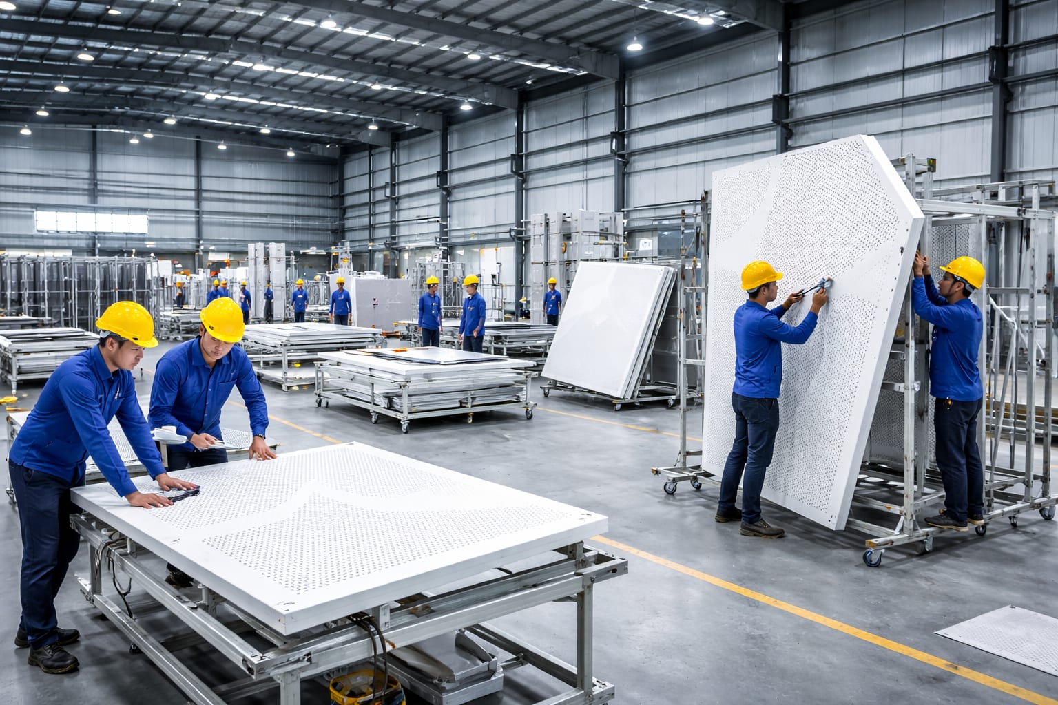 ผลิตและเคลือบผิวในโรงงาน