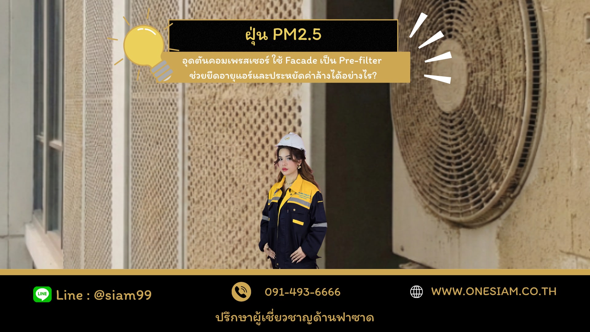 ฟาซาดช่วยลดฝุ่น 