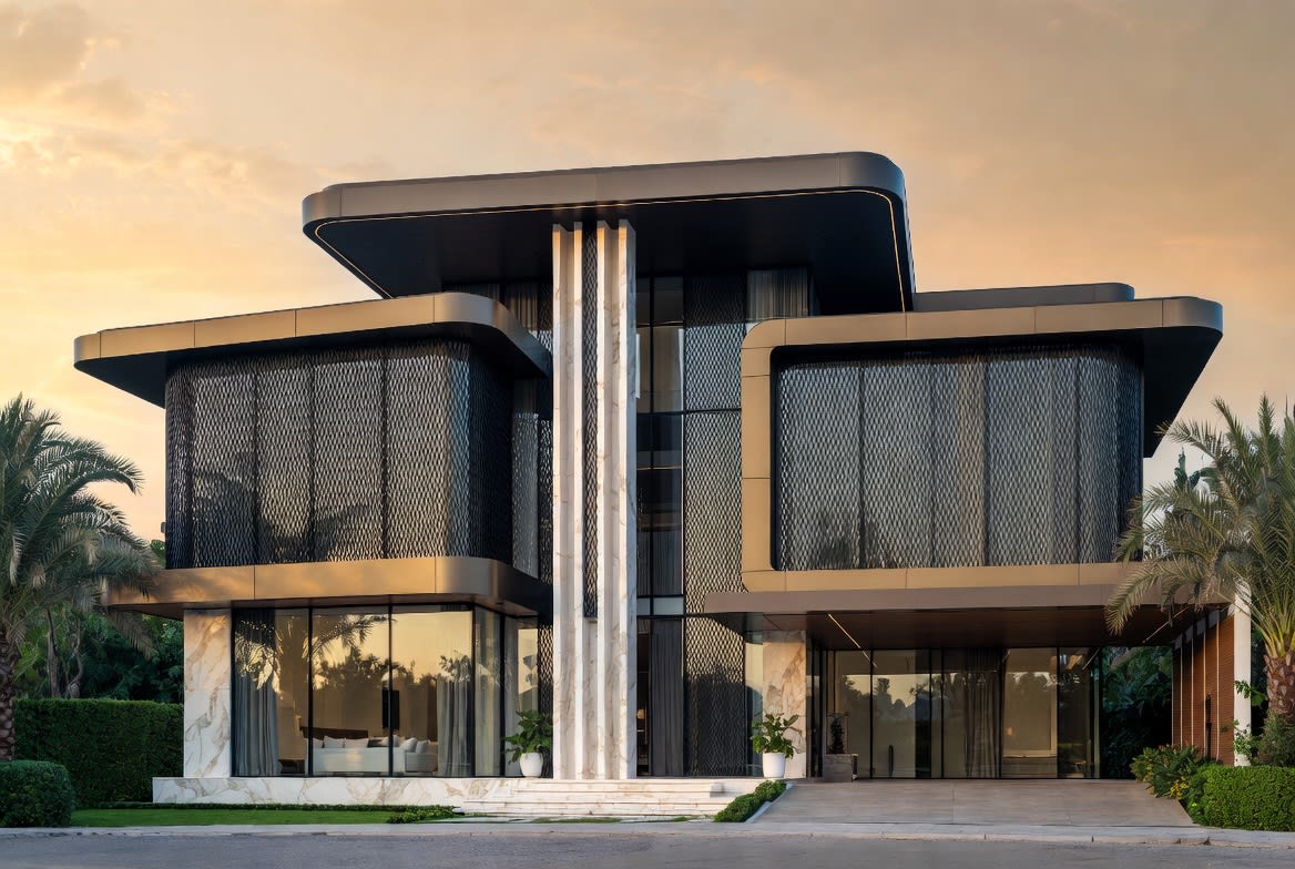 ฟาซาดสไตล์โมเดิร์นลักชูรี