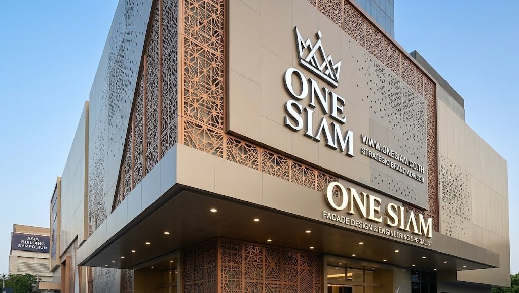 facade Signage, facade design