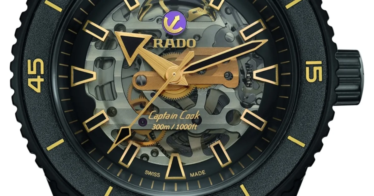 Rado captain cook limited sale