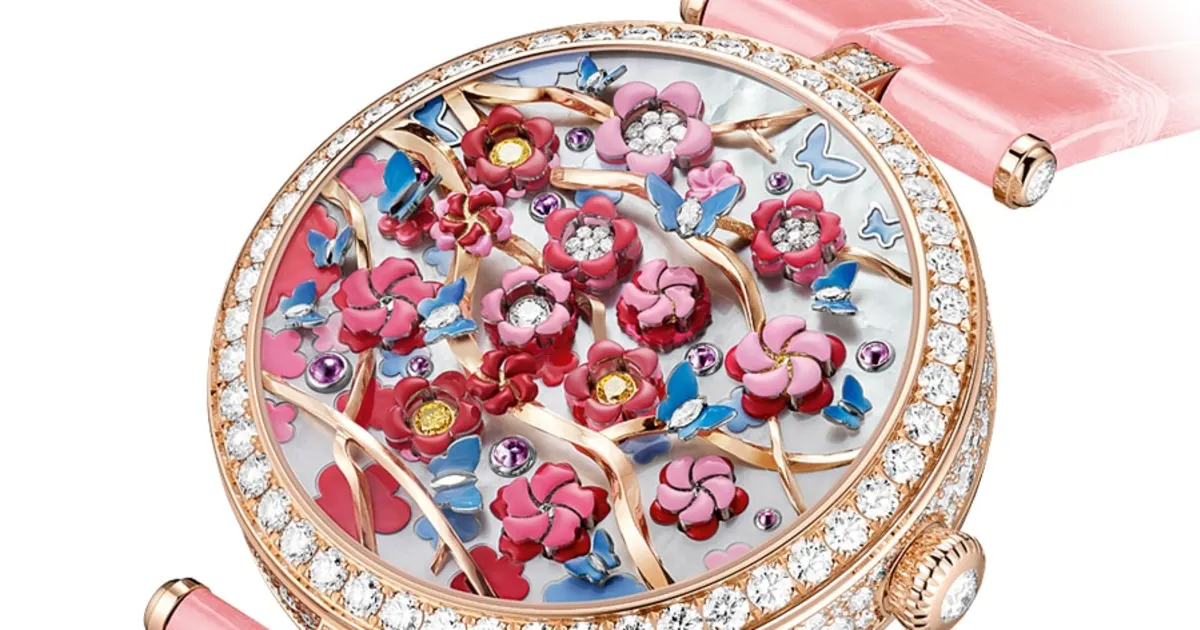 Van Cleef & Arpels: Lady Arpels Heures Florales Cerisier | WatchTime