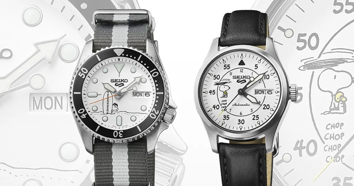 Seiko: 5 Sports Limited Editions in Kooperation mit Peanuts | WatchTime