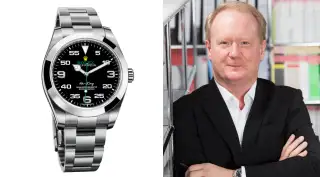 Chefredakteur Thomas Wanka empfiehlt die Rolex Oyster Perpetual Air-King (5.650 Euro).