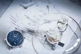 Manufakturporträt: Glashütte Original, Werk auf Zeichnung