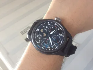 IWC Große Fliegeruhr Perpetual Calendar Top Gun