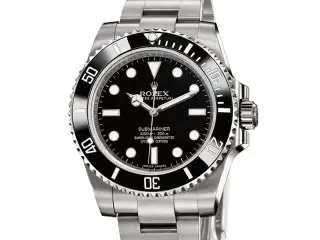 Die Krone der Rolex Oyster Perpetual Submariner ist verschraubt.