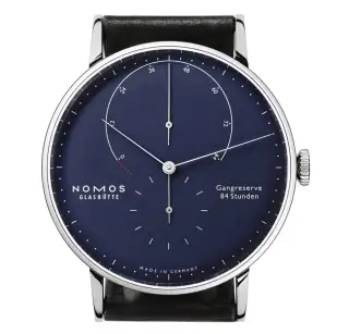 Nomos Glashütte: Lambda tiefblau