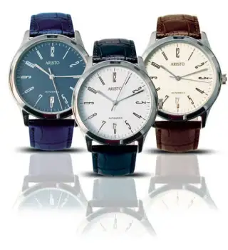 Das Uhrenmodell Dessau von Aristo gibt es in drei Farbvarianten