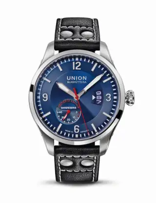 Union Glashütte: Belisar Pilot Gangreserve Limitierte Edition Sachsen Classic 2016