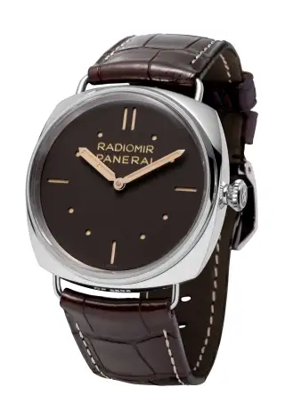 Ungewöhnliche Zifferblattdesign: die Radiomir 3 Days Platino von Panerai