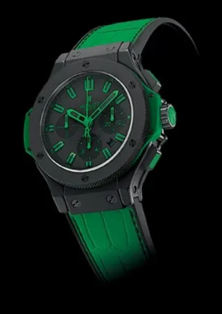 Knallig: die Big Bang All Black Green von Hublot