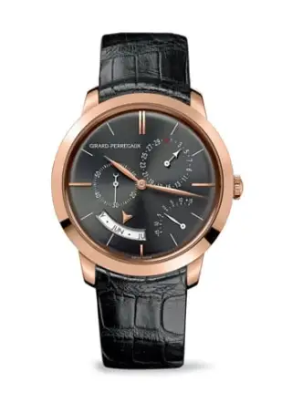 Neue Variante des 1966 Jahreskalenders und Zeitgleichung von Girard-Perregaux